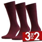 Amanda Christensen Strumpor 3P True Combed Cotton Sock Röd Strl 39/42