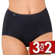Sloggi Trosor 3P 24 7 Microfibre Maxi Briefs Svart polyamid 38 Dam