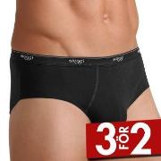 Sloggi Kalsonger For Men Basic Midi Svart bomull Small Herr