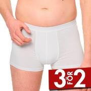 Sloggi Kalsonger 4P Men 24 7 Short Vit bomull Small Herr