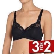 Sloggi BH Romance SI BH Svart A 75 Dam