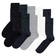 Björn Borg Strumpor 10P Essential Long Socks Svart/Marin/Vit Strl 41/4...