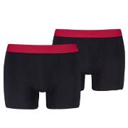 Levis Kalsonger 2P Men Twill Boxer Brief Röd/svart bomull Small Herr