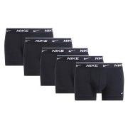 Nike Kalsonger 5P Essentials Cotton Stretch Trunk 314 Svart/Grå bomull...