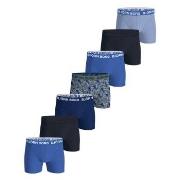 Björn Borg Kalsonger 7P Cotton Stretch Boxer Svart/Blå bomull Small He...