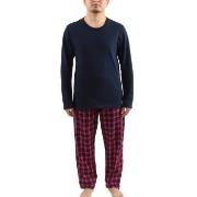 Esprit George Pyjamas Set Blå/Röd bomull Small Herr