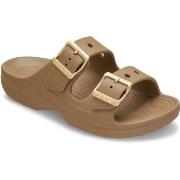 Crocs Saturday Metallic Buckle Sandal Brun ej Spec US W6 (EU 36-37) Da...