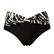 Trofe Artbrush Bikini Midi Brief Svart/Vit 38 Dam