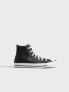Converse - Höga sneakers - Black - Chuck Taylor All Star Leather - Sne...