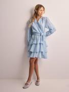 Neo Noir - Långärmade klänningar - Light Blue - Ada S Voile Dress - Kl...