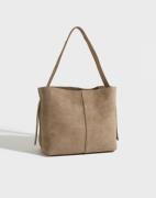 BECKSÖNDERGAARD - Brun - Suede Fraya Small Bag