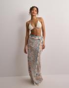 Malina - Blommig - Beach wrap cotton-voile pareo