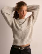 Object Collectors Item - Beige - Objnova Stella Cable Knit Pullover