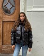 Nelly - Svart - Everyday Shiny Puffer Jacket