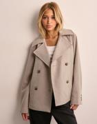 Selected Femme - Beige - Slfalma Short Wool Jacket Noos