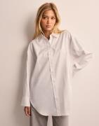 Selected Femme - Vit - Slfaura Ls Shirt B