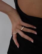 Muli Collection - Guld - Quatro Zirconia Ring