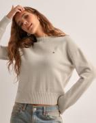 Calvin Klein Jeans - Beige - Monogram Embro Crewneck Sweater