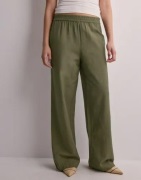 Pieces - Grön - Pcmilano Hw Wide Pant