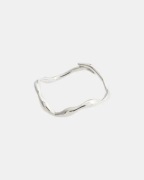 Pilgrim - Silver - LULU Recycled Organic Shaped Stack Ring