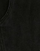 Pieces - Svart - Pcjessica Hw Midi Denim Skirt Mm