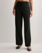 Selected Femme - Svart - Slfeli-Rita Mw Wide Pant