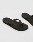 Sleepers - Svart - Slim Wide Strap Flip Flops