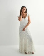 Vero Moda - Multi/Mönstrad - Vmsmilla S/L Ankle Frill Dress Wvn