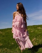 Only - Rosa - Onlcinderella S/L Layered Dress Ptm