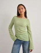 Nelly - Grön - Elegant Structure Ls Top