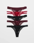 Hunkemöller - Multi/Mönstrad - Fashion String 5-Pack