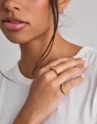 Pilgrim - Guld - Callaway Rings 2-in-1 Set