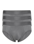 Brief 3-Pack Bamboo Fsc Kalsonger Y-front Briefs Grey Resteröds