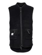 Fleece Vest Recycled Väst Black Resteröds