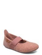 Bisgaard Ballet Wool Ballerinaskor Ballerinas Pink Bisgaard