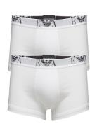 Mens Knit 2Pack Boxe Boxerkalsonger White Emporio Armani