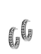 Andorra Earrings Mini Steel Accessories Jewellery Earrings Hoops Silve...