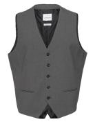 Mens Waistcoat For Suit Kostymväst Grey Lindbergh