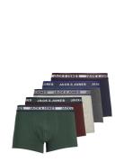 Jacoliver Trunks 5 Pack Noos Boxerkalsonger Grey Jack & J S