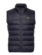 Lyle & Scott Wadded Gilet Blå