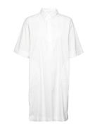 Carlee 3/4 Shirt Dress Kort Klänning White MOS MOSH