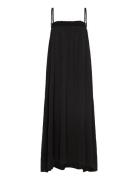 Minga Maxi Dress Maxiklänning Festklänning Black Second Female