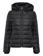 Tjw Basic Hooded Jacket Fodrad Jacka Black Tommy Jeans