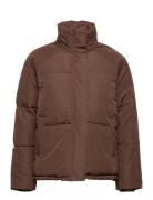 Alexis Short Puffer Jacket 1 Fodrad Jacka Brown Minus