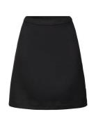 Wool Blend Mini Skirt Kort Kjol Black Esprit Collection