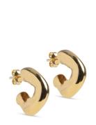 Hoops, Gianna Accessories Jewellery Earrings Hoops Gold Enamel Copenha...