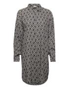 Kalena Shirt Dress Kort Klänning Black Kaffe