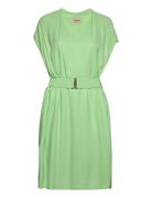 Ridley Twill Viscose Dress Kort Klänning Green MOS MOSH