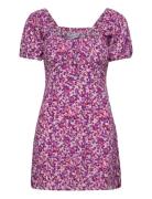 Lovita Mini Dress Kort Klänning Purple Faithfull The Brand