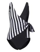 Monaco 3 Colour Swimsuit Baddräkt Badkläder Black Missya